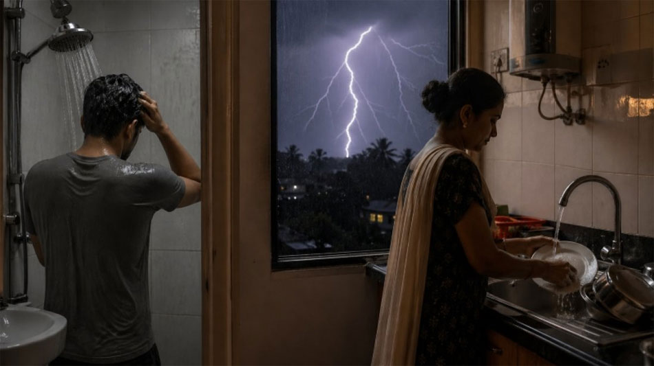 বজ্রপাতের সময় ঘরে গোসল ও থালাবাসন ধোয়া কেন ঝুঁকিপূর্ণ?