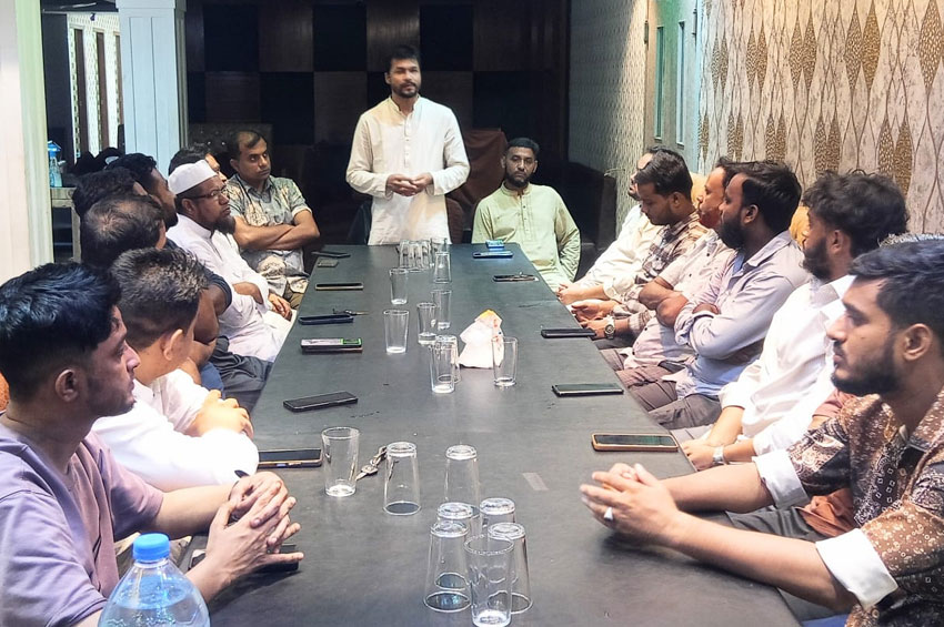 গোলাপগঞ্জ প্রেসক্লাব নেতৃবৃন্দের সাথে চেয়ারম্যান পদপ্রার্থী লিটনের মতবিনিময়