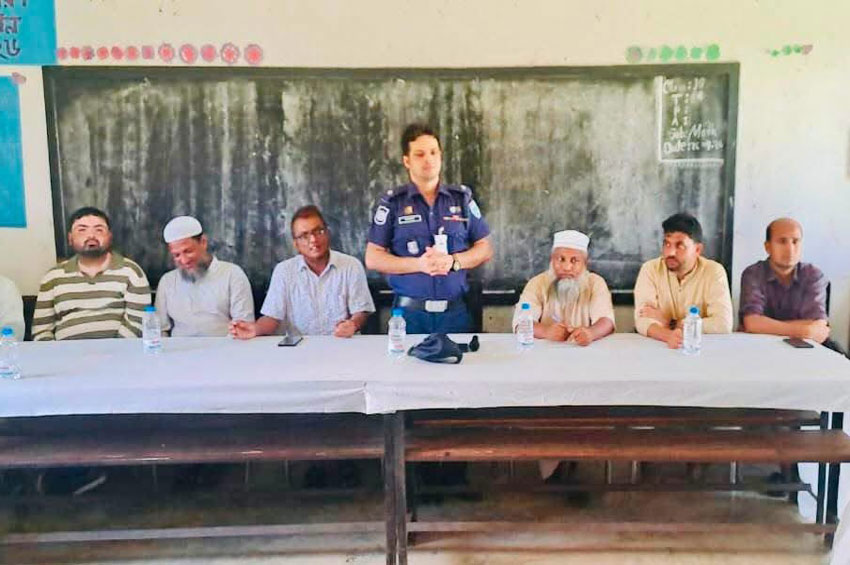 গোয়াইনঘাটে মাদক ও মানব পাচারকে না বলুন’ শীর্ষক  সভা 