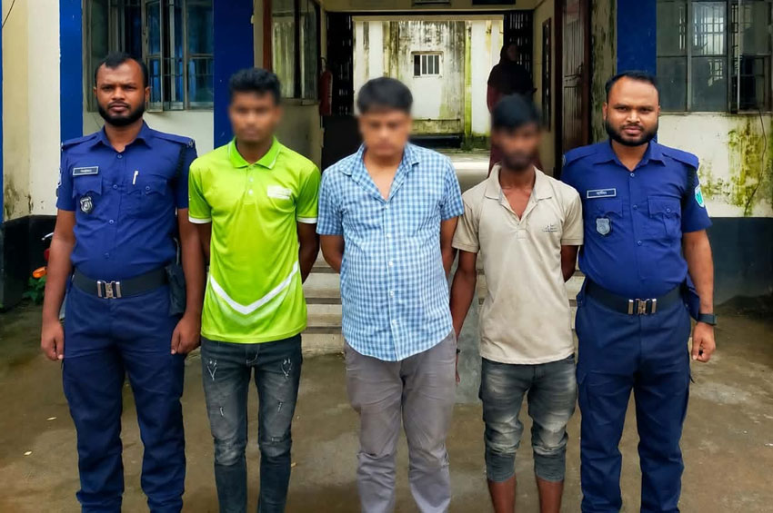 জকিগঞ্জের সেই তিন ছিনতাইকারী দুই দিনের রিমান্ডে