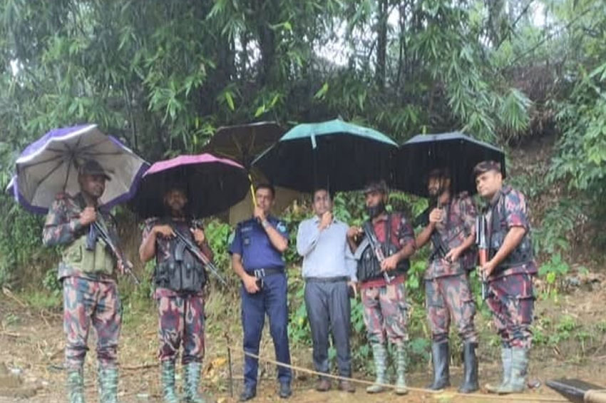 জৈন্তাপুরে অবৈধভাবে বালু উত্তোলনের দায়ে এক লাখ টাকা জরিমানা