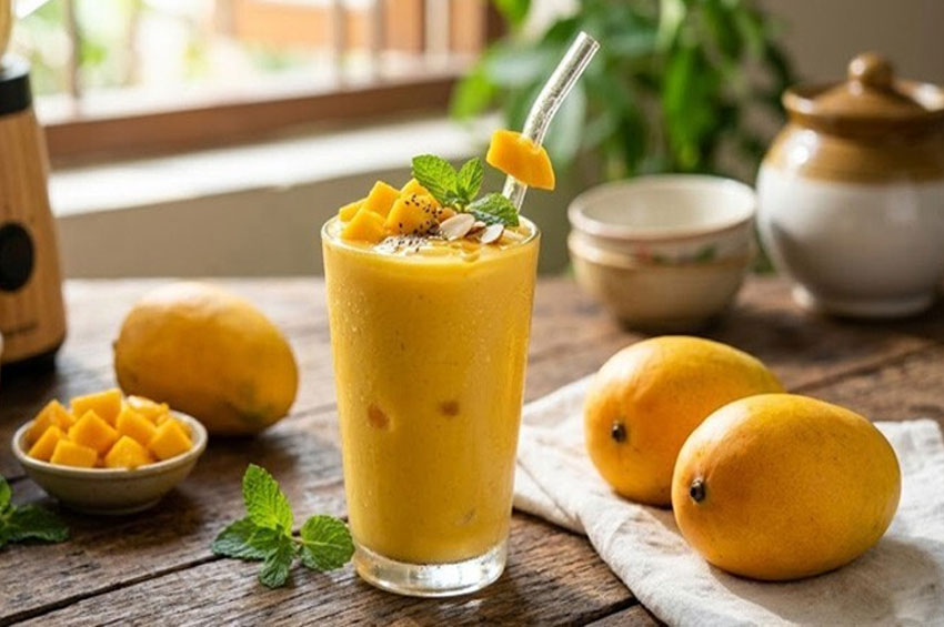 পাকা আমের স্মুদি বানাবেন যেভাবে