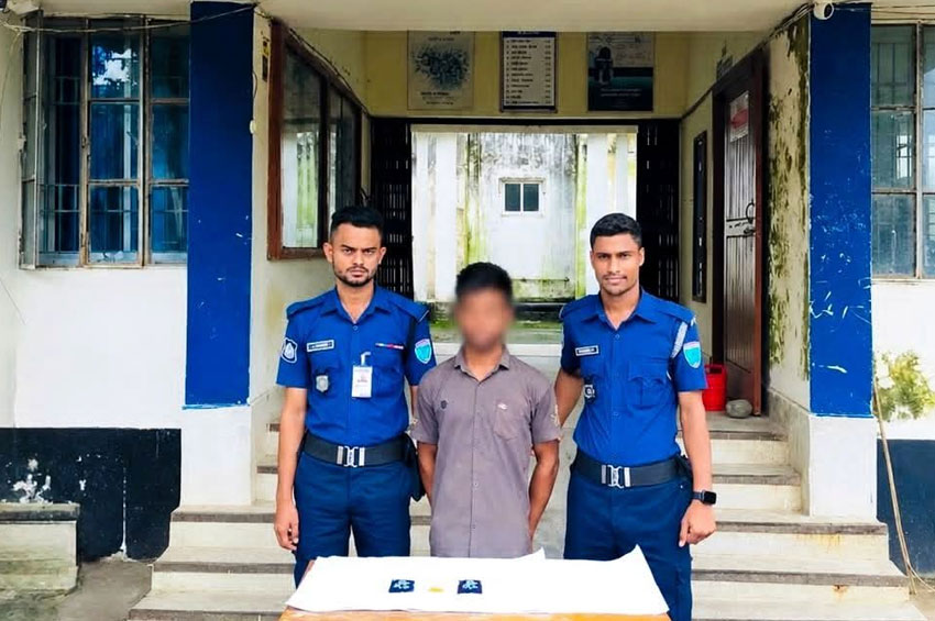 জকিগঞ্জে চারশত পিস ইয়াবাসহ যুবক আটক